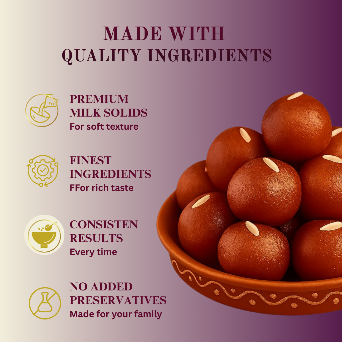 Gulab Jamun Premix | Soft & Melt-in-Mouth Jamuns | TabblinZest - Image 3