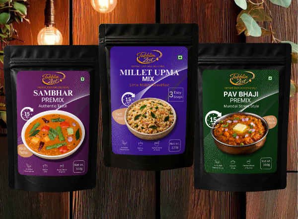 Full Meal Combo - Sambhar, Poha and Pav Bhaji